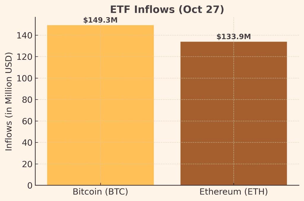Aliran Masuk ETF Menunjukkan Keyakinan Pasar yang Kuat! 📰

Bitcoin dan E...