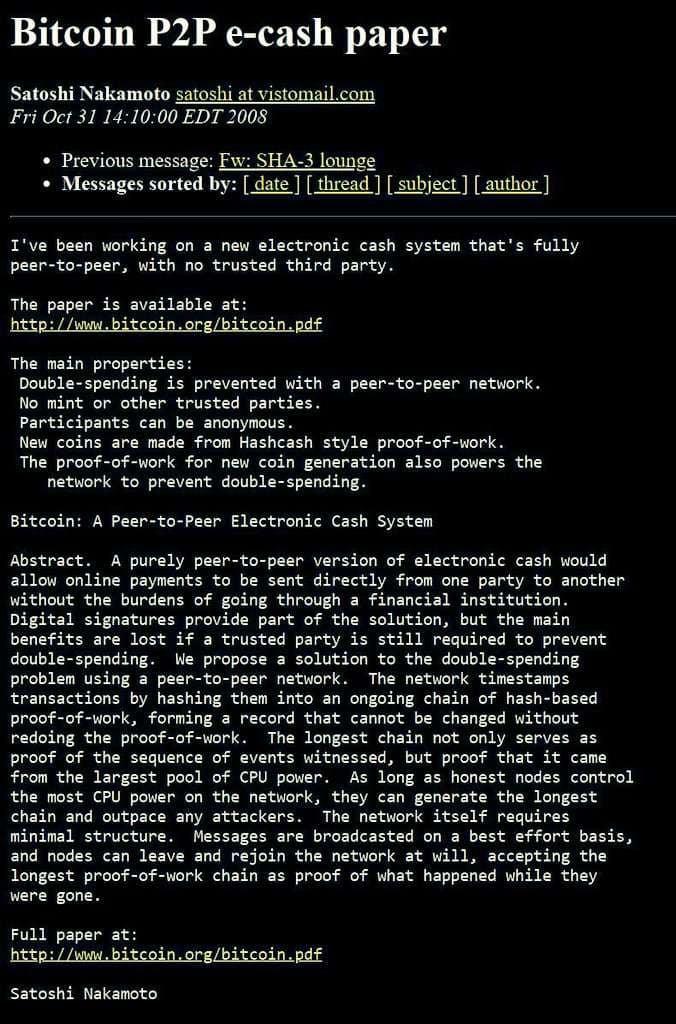The First Ever Email About Bitcoin! 💌
Back in 2008, a myst...