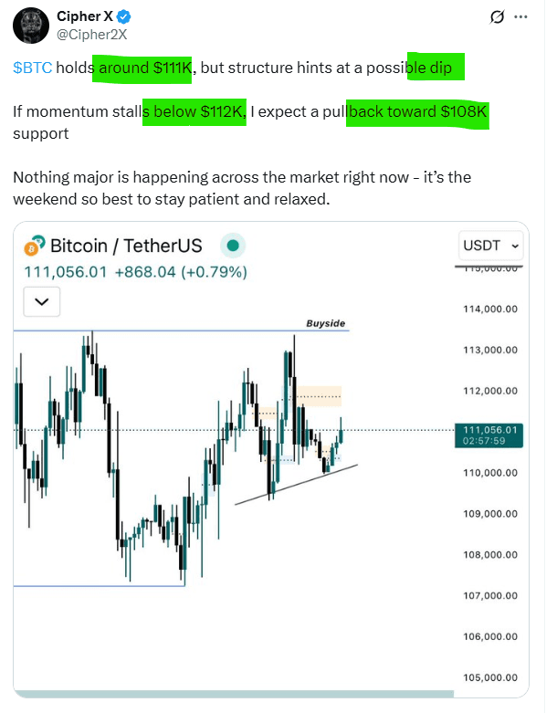 📉 #Bitcoin อยู่ในจุดเปลี่ยน: $100k หรือ Breakout? $BTC คือ...