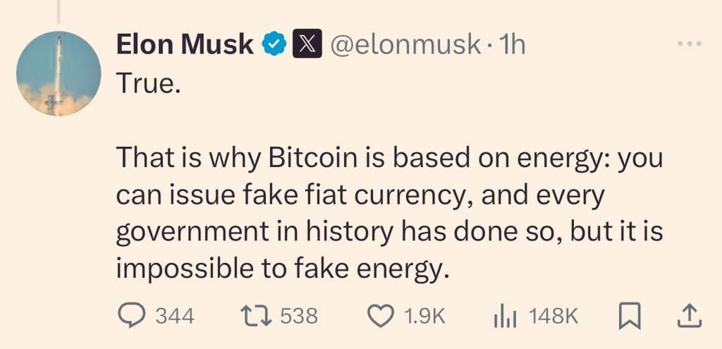 Elon Musk พูดถึงมูลค่าที่แท้จริงของ Bitcoin! 📰
Elon Musk กล่าวว่า “Bitc...